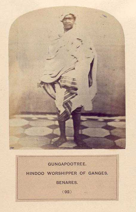 Gungapootree, Hindoo worshipper of Ganges, Benares