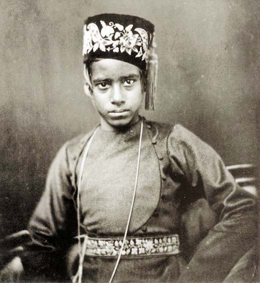 Boy from the caste of scribes, Bengal, about 1856