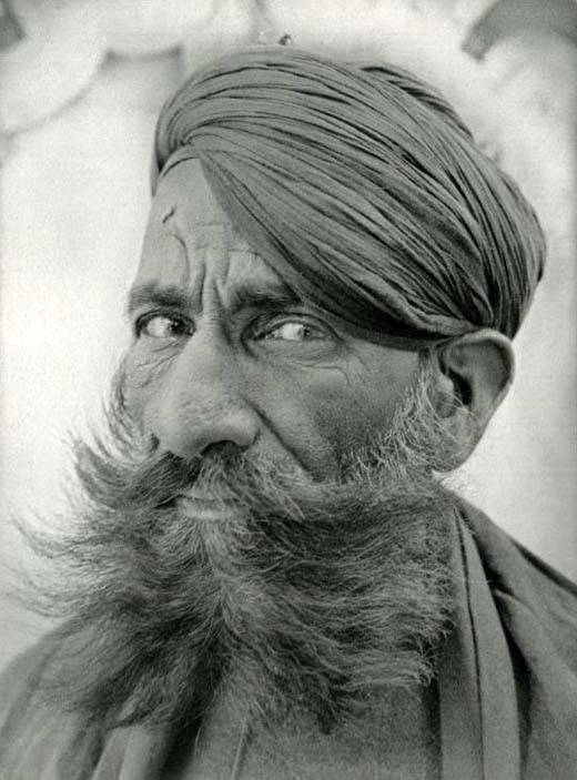 Rajput Man with Beard in Udaipur, Rajasthan, India – 1928
