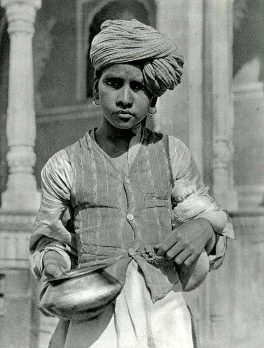 Young Boy in the Street of Jaipur, Rajasthan – 1928