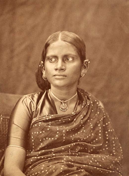 Young South Indian woman – Madras (Chennai) 1867